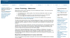 Desktop Screenshot of linuxtraining.co.uk